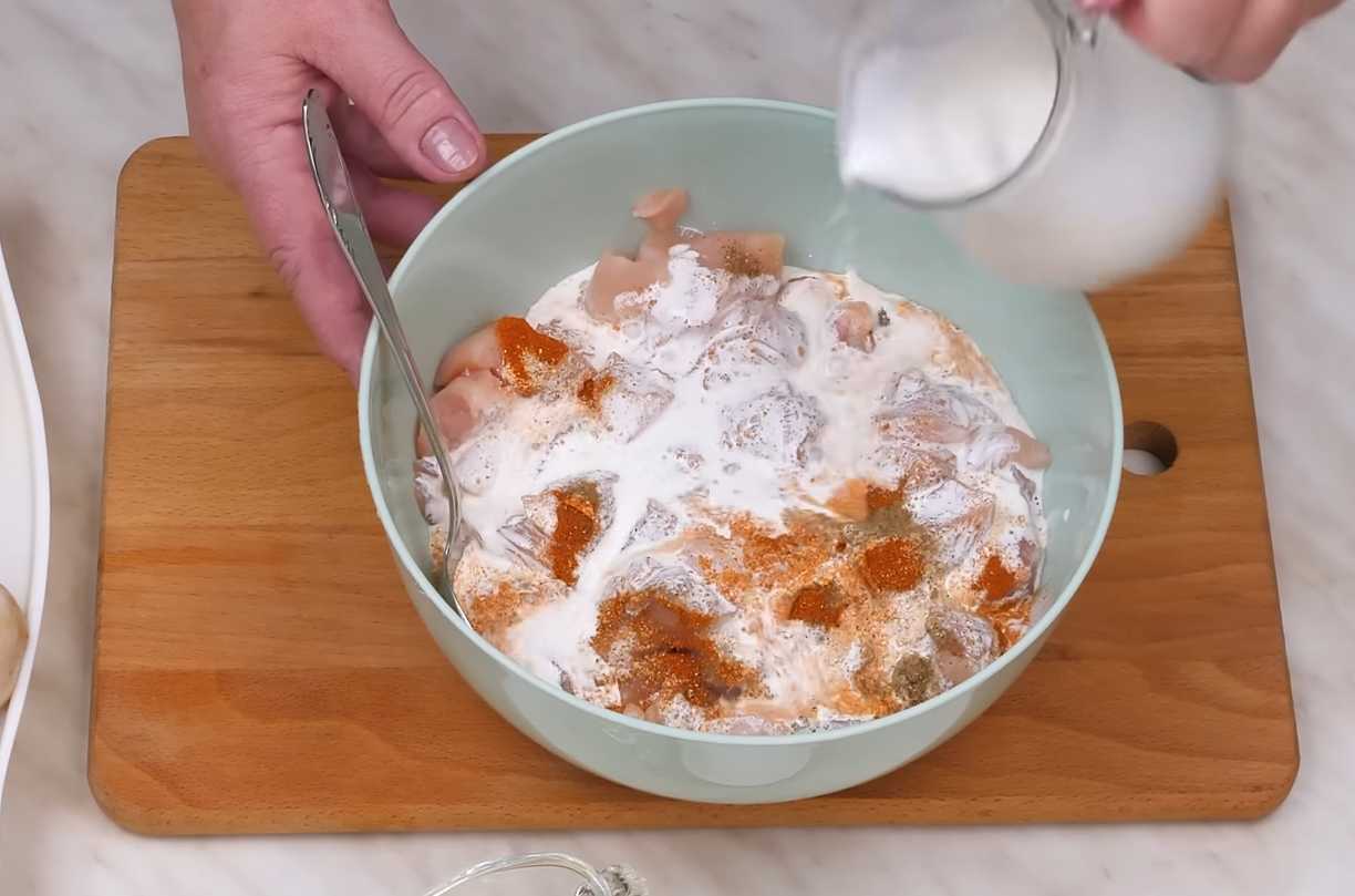 Запечённое куриное филе с грибами-Шаг 4