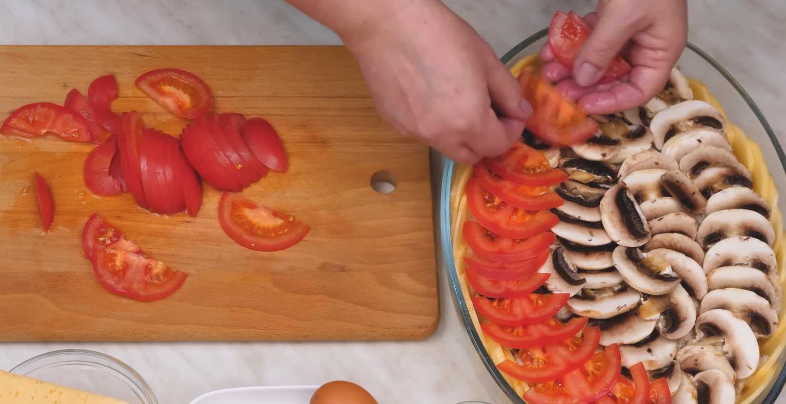 Запечённое куриное филе с грибами-Шаг 12