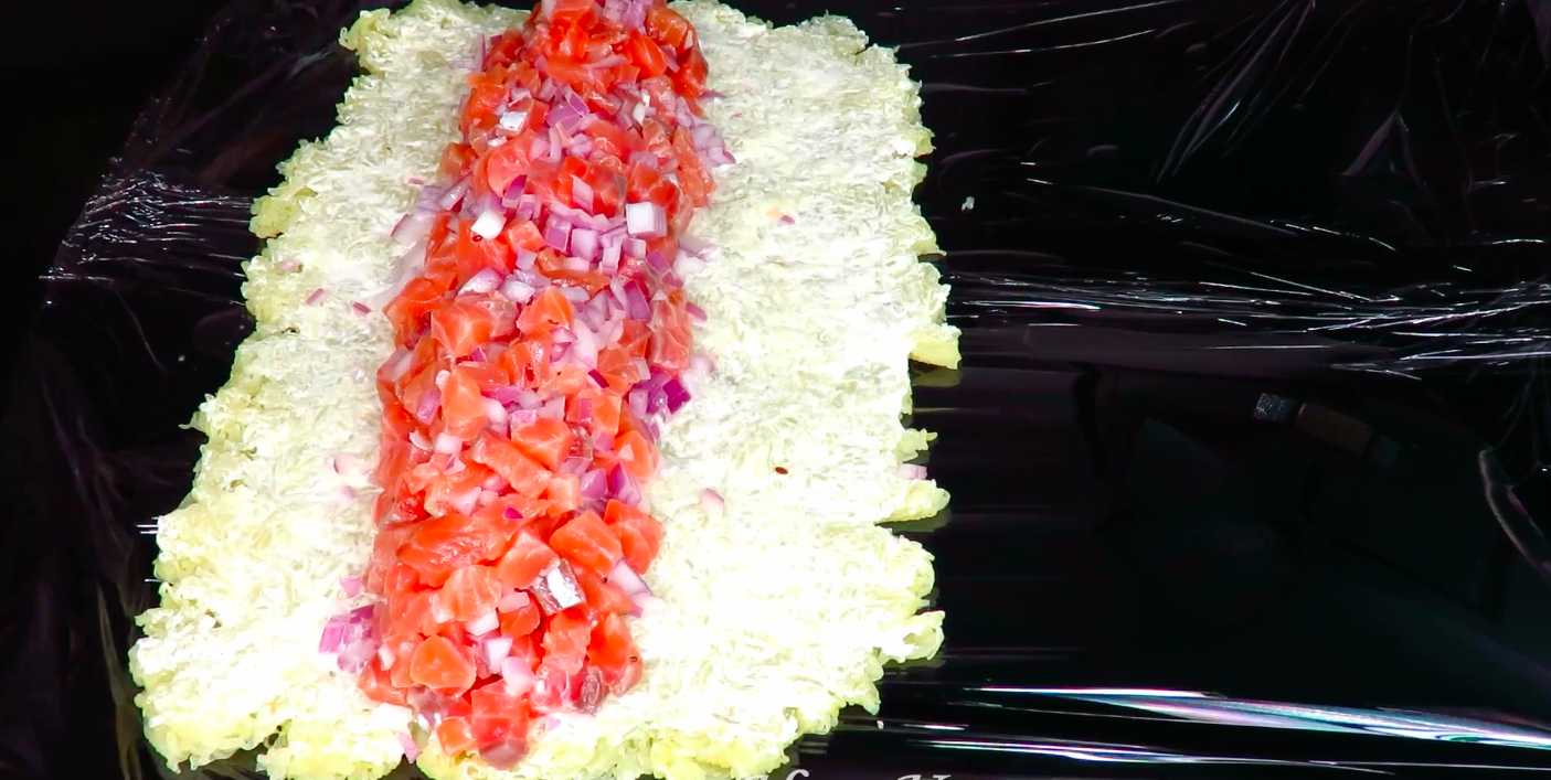 Рулет Селедка под шубой-Шаг 5