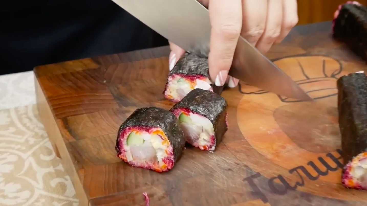 Роллы Селедка под шубой-Шаг 9