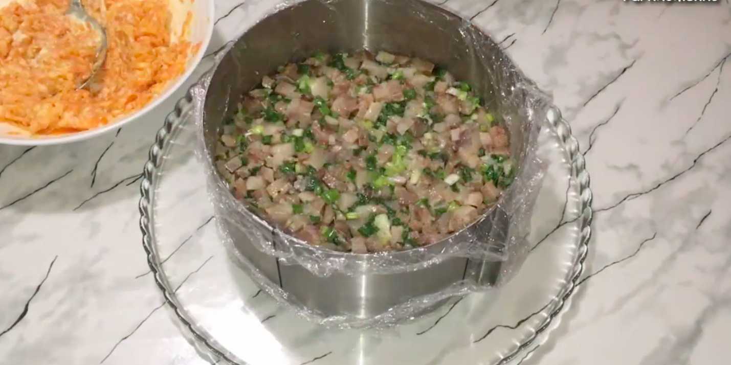 Торт-салат Селедка под шубой-Шаг 7