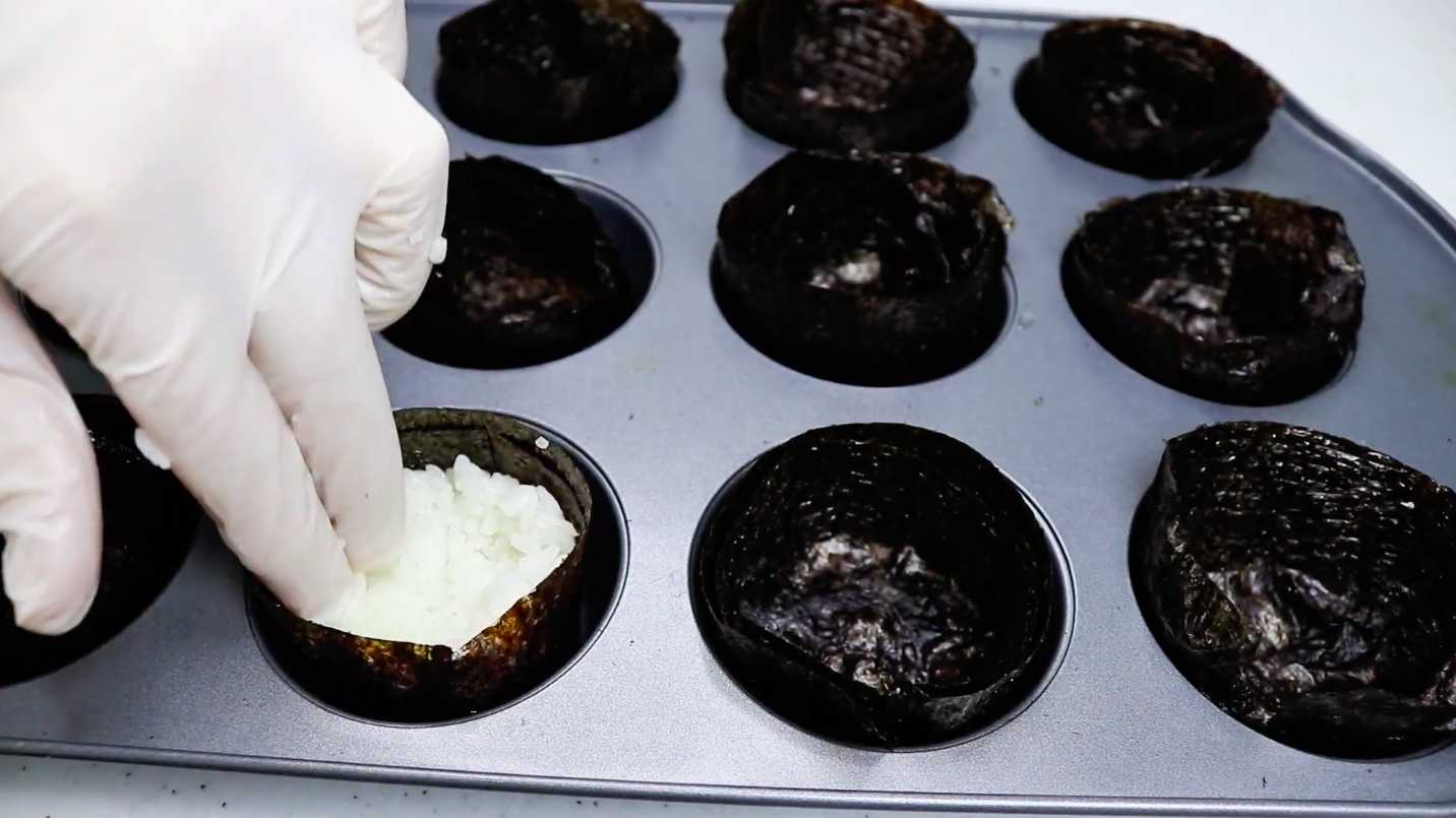 Новогодние суши-кексы-Шаг 9