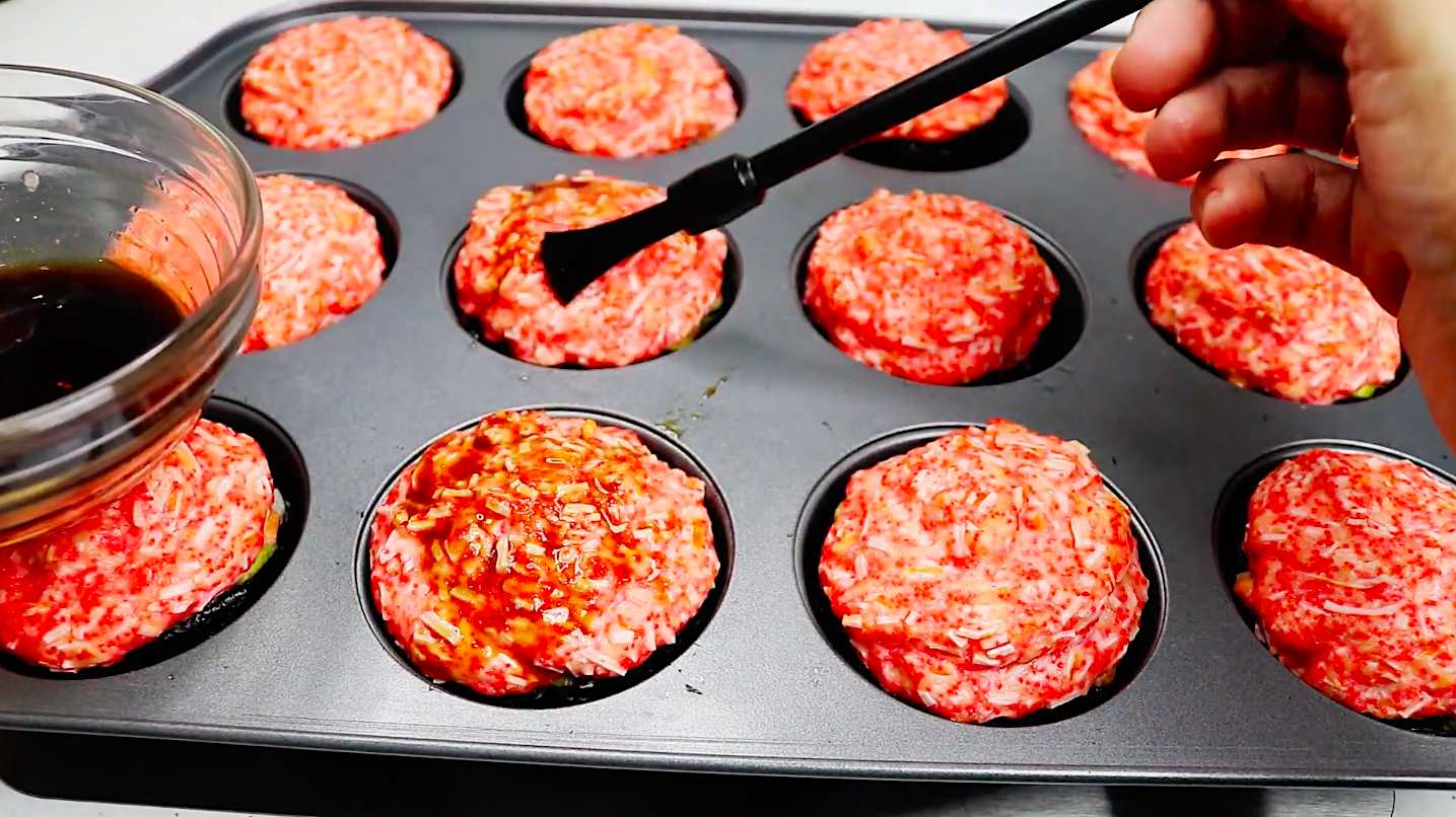 Новогодние суши-кексы-Шаг 14