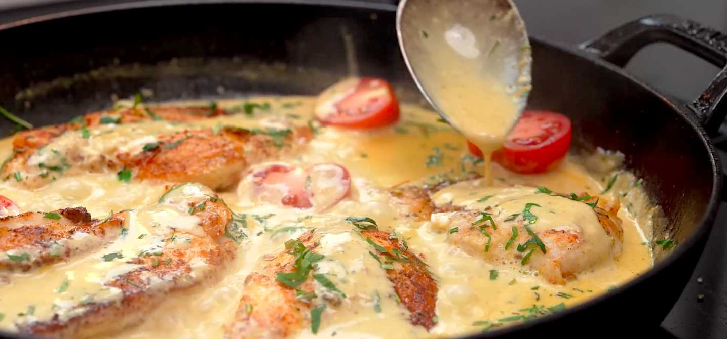 Хрустящая курица в сливочно-чесночном соусе с пармезаном-Шаг 10