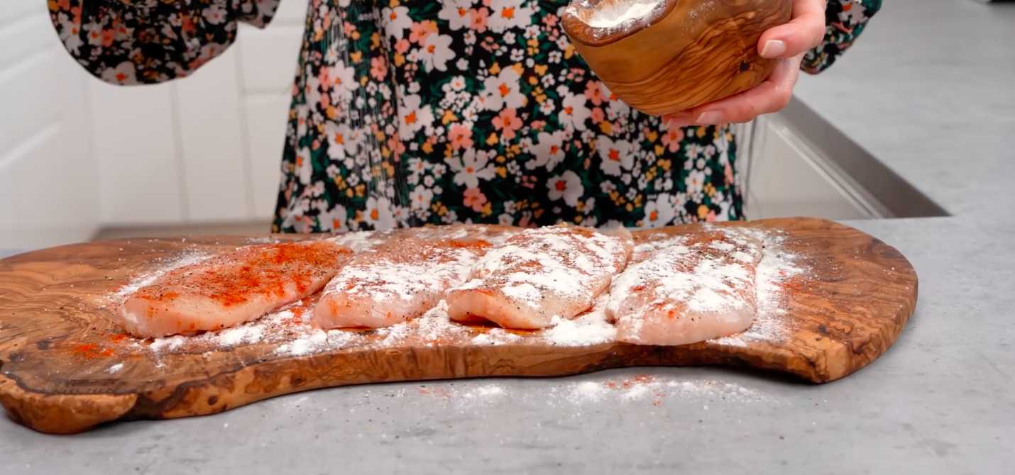 Хрустящая курица в сливочно-чесночном соусе с пармезаном-Шаг 3