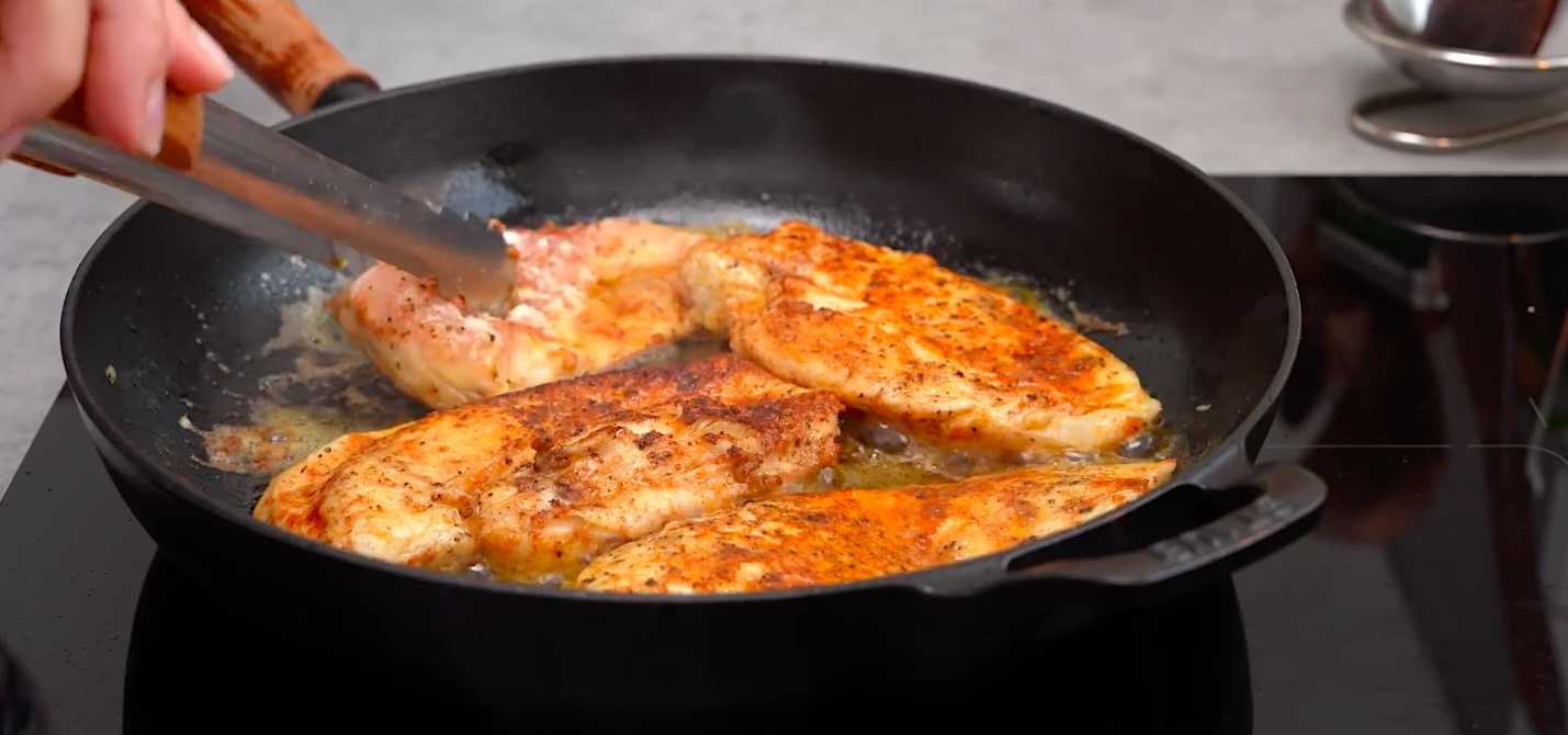 Хрустящая курица в сливочно-чесночном соусе с пармезаном-Шаг 5