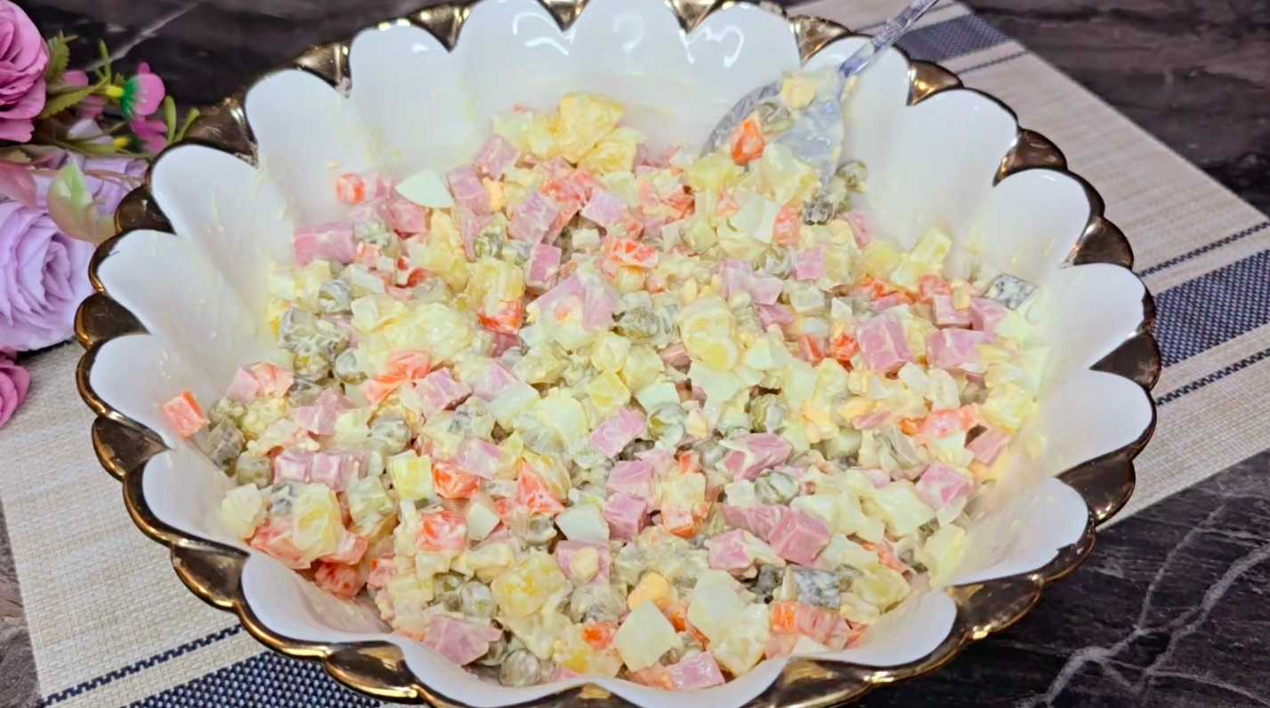 Оливье в кольце-Шаг 7