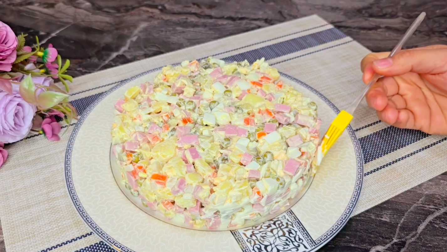 Оливье в кольце-Шаг 9