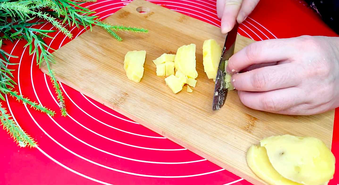 Оливье в тарталетках-Шаг 2