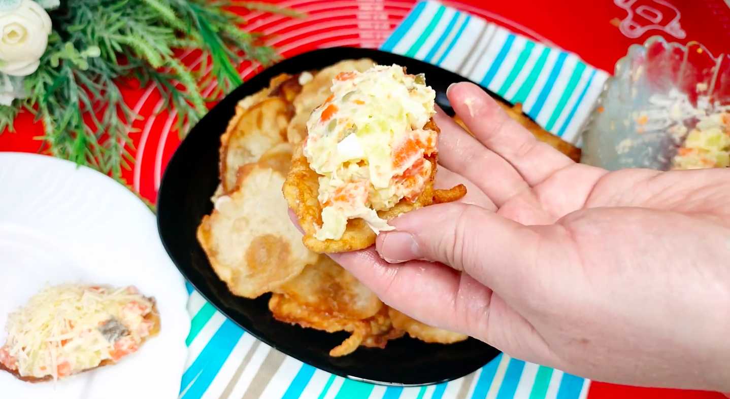 Оливье в тарталетках-Шаг 10