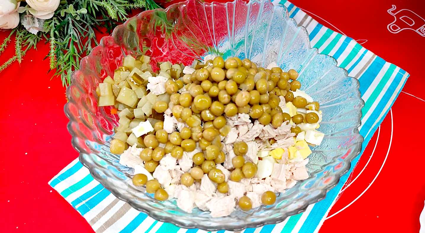 Оливье в тарталетках-Шаг 6