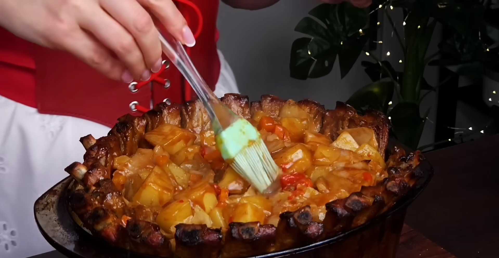 Свиные ребра с овощами-Шаг 13