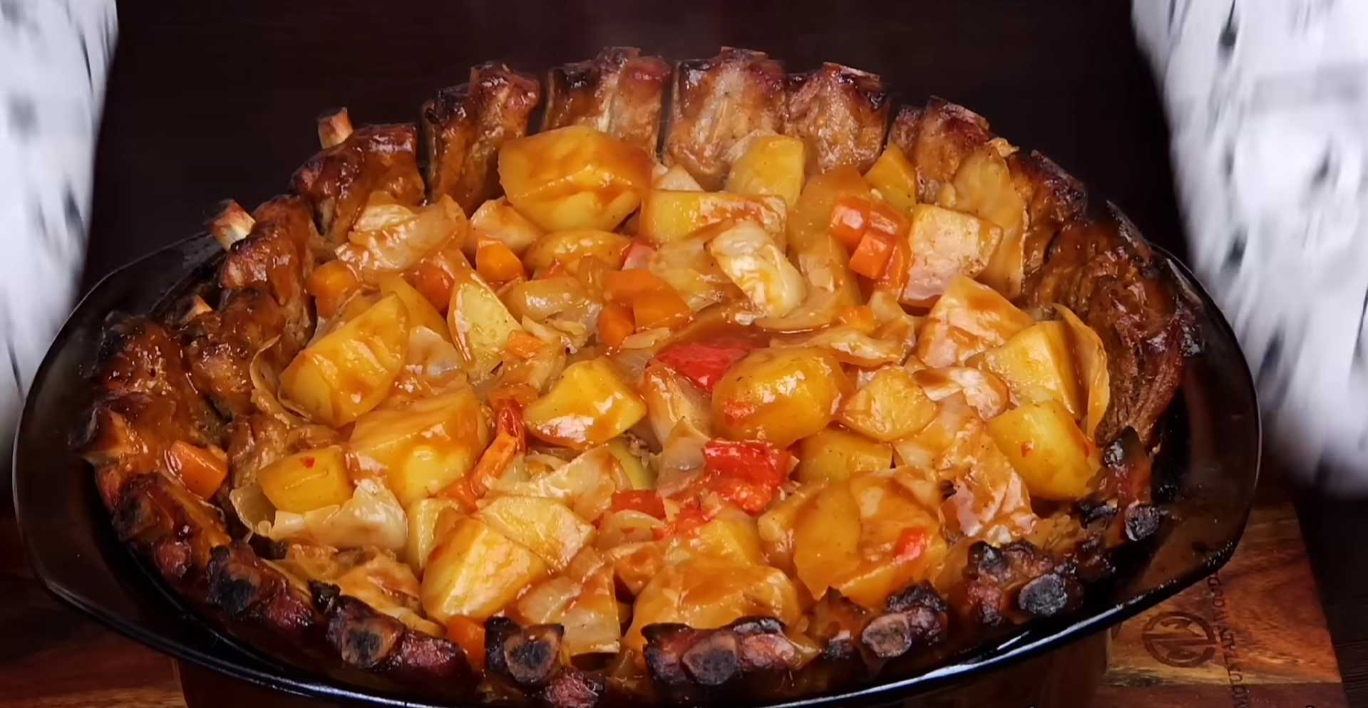 Свиные ребра с овощами-Шаг 14