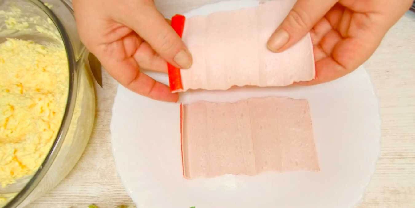 Торт-салат из крабовых палочек-Шаг 5