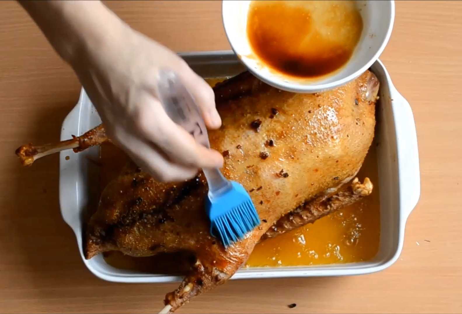 Гусь фаршированный гречкой-Шаг 9