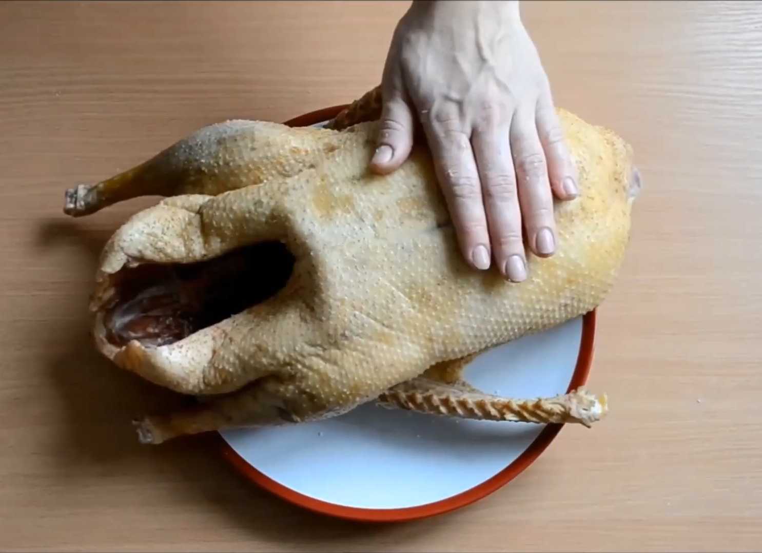 Гусь фаршированный гречкой-Шаг 1