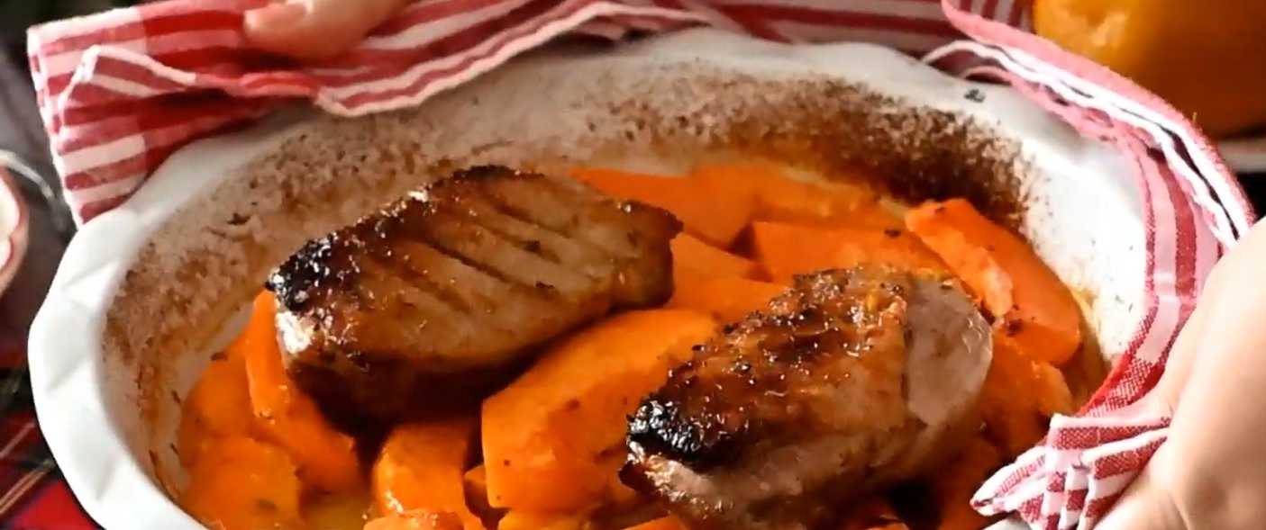 Утиная грудка с тыквой в духовке-Шаг 9