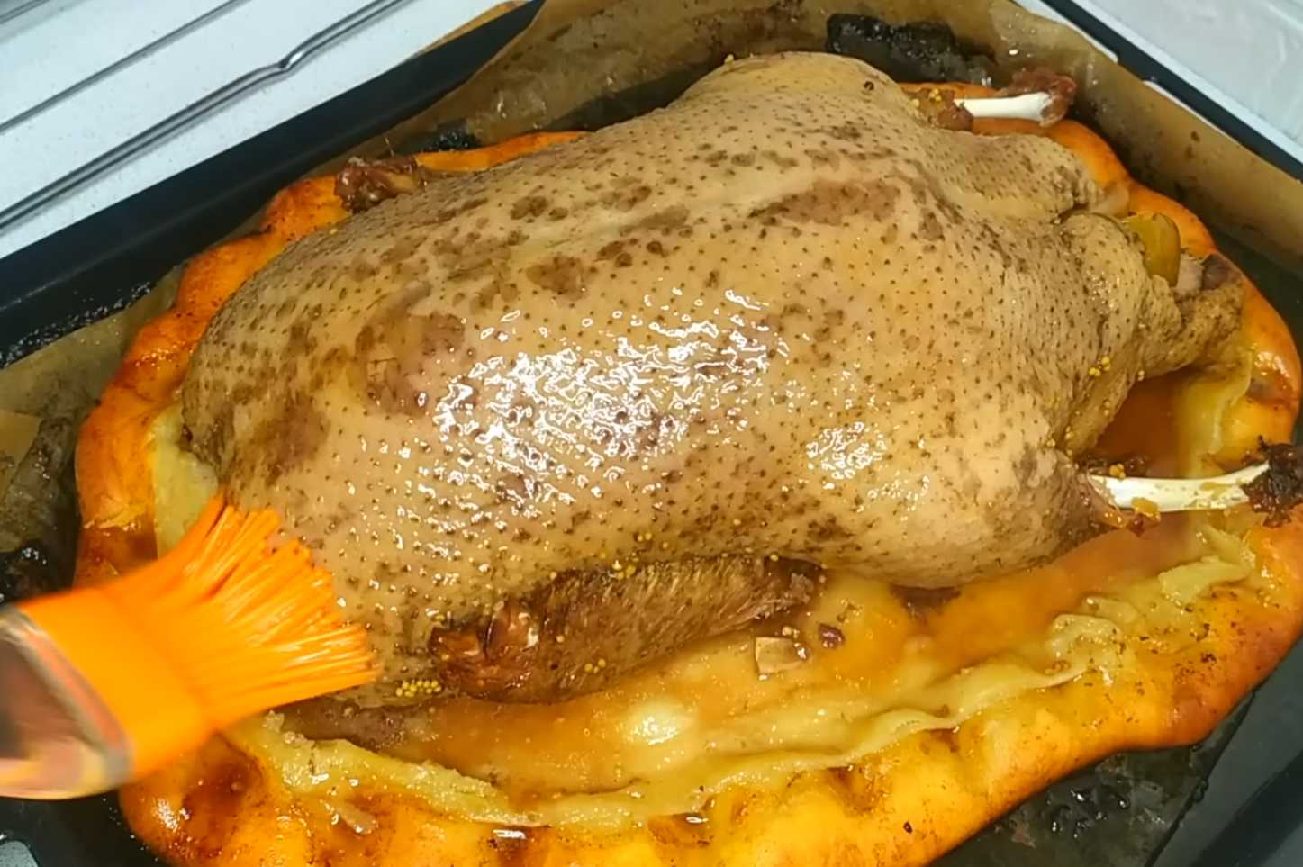 Рождественская утка в тесте-Шаг 12