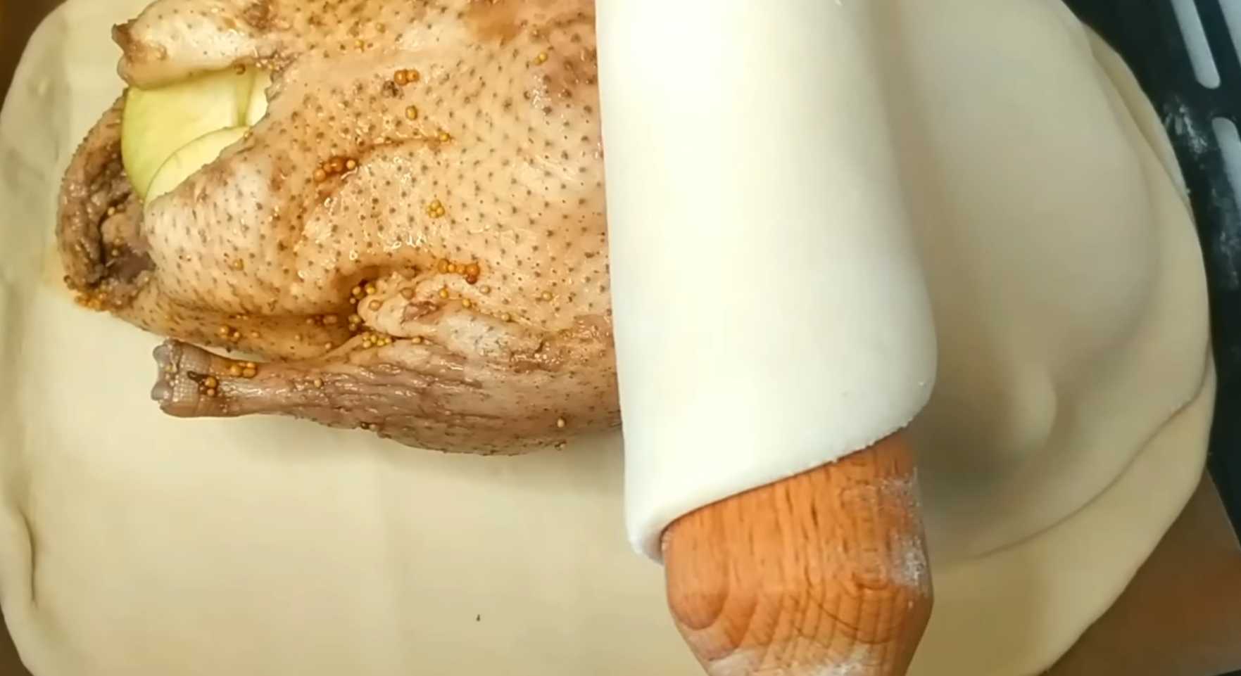 Рождественская утка в тесте-Шаг 6