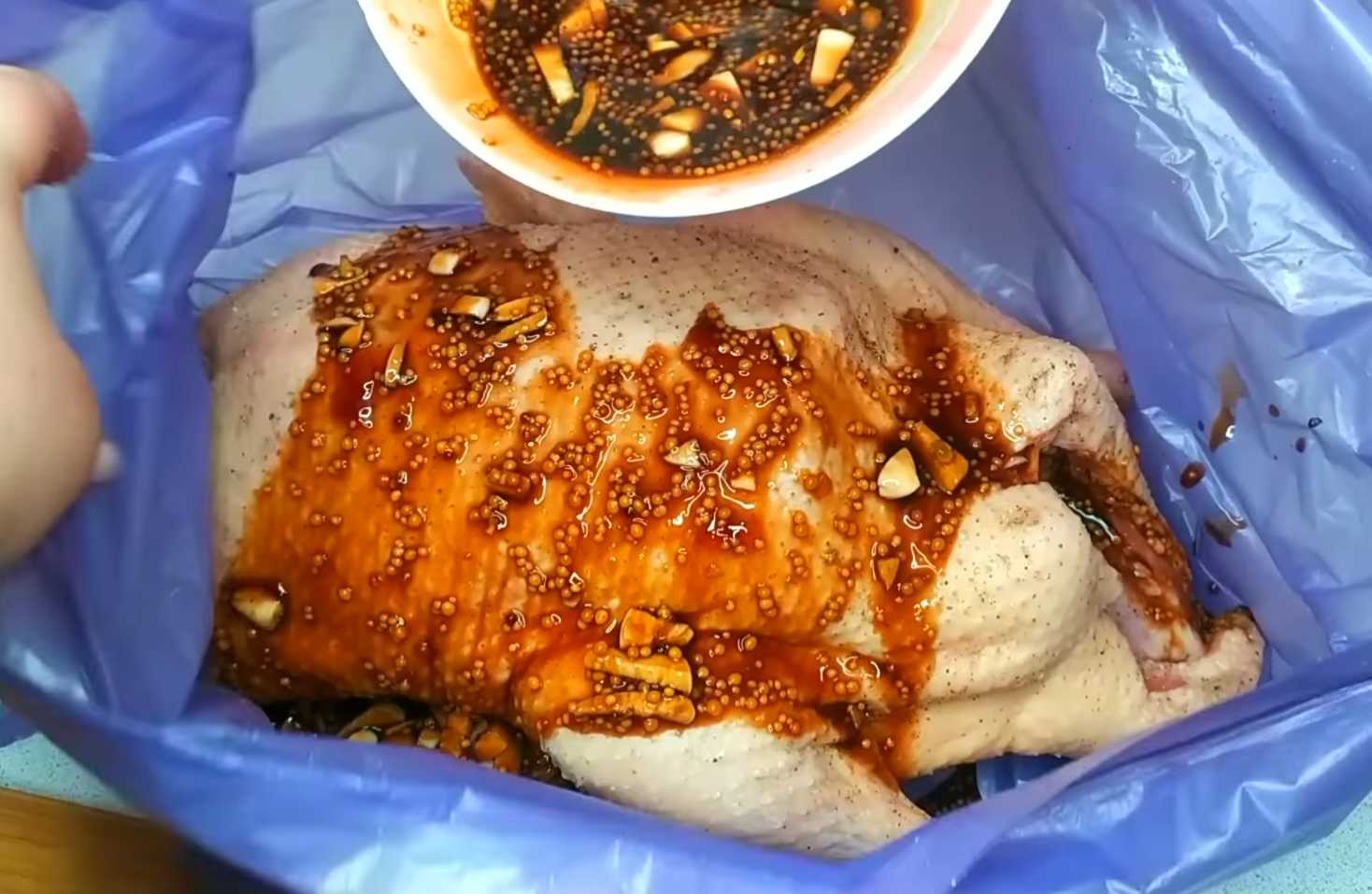 Рождественская утка в тесте-Шаг 2