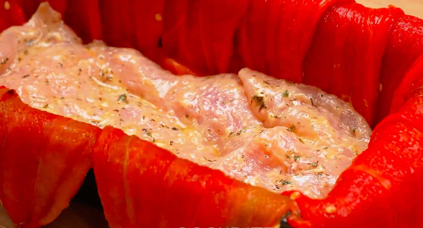 Террин с курицей и перцами-Шаг 7