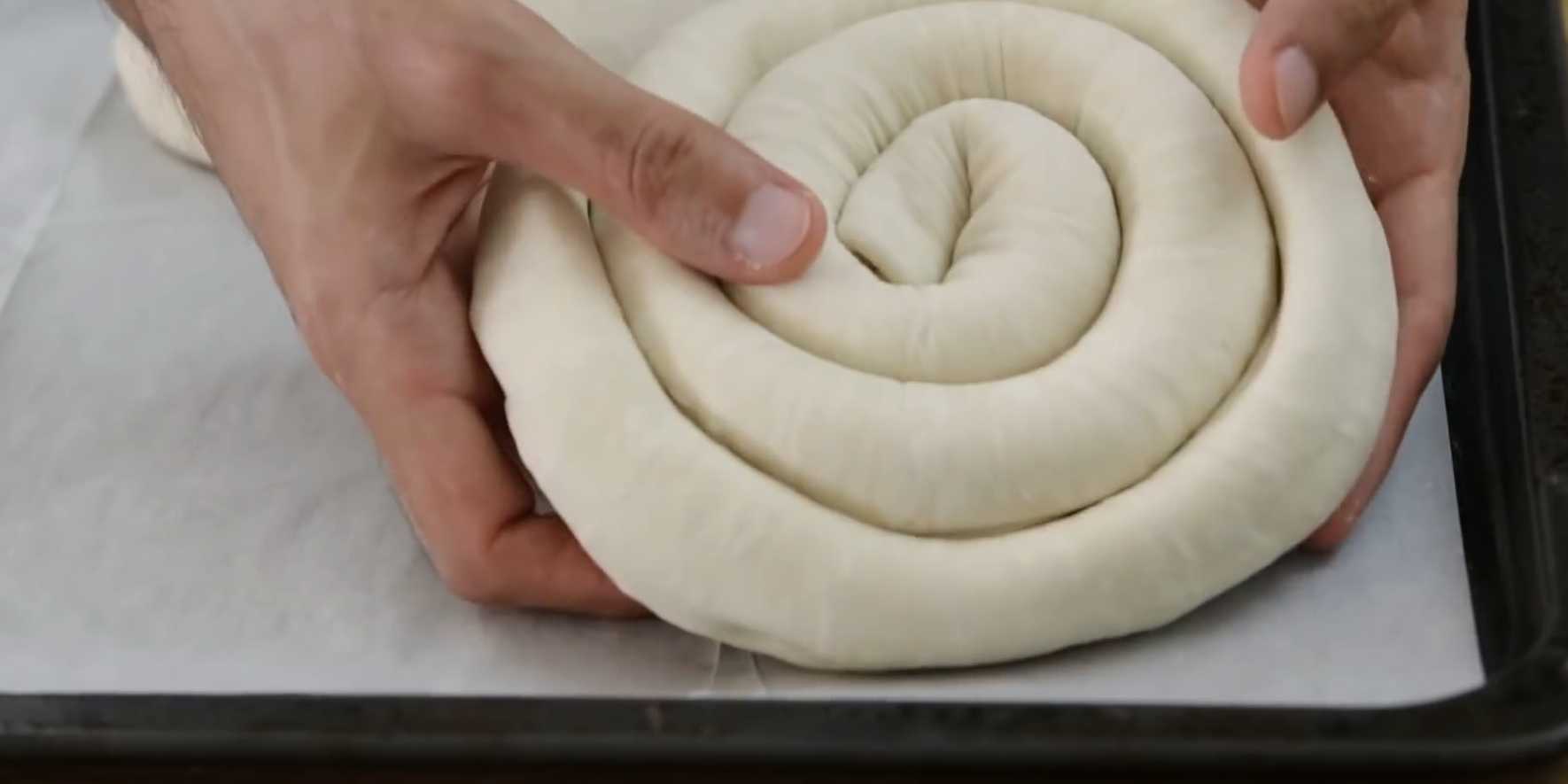 Улитка с сыром и шпинатом-Шаг 12