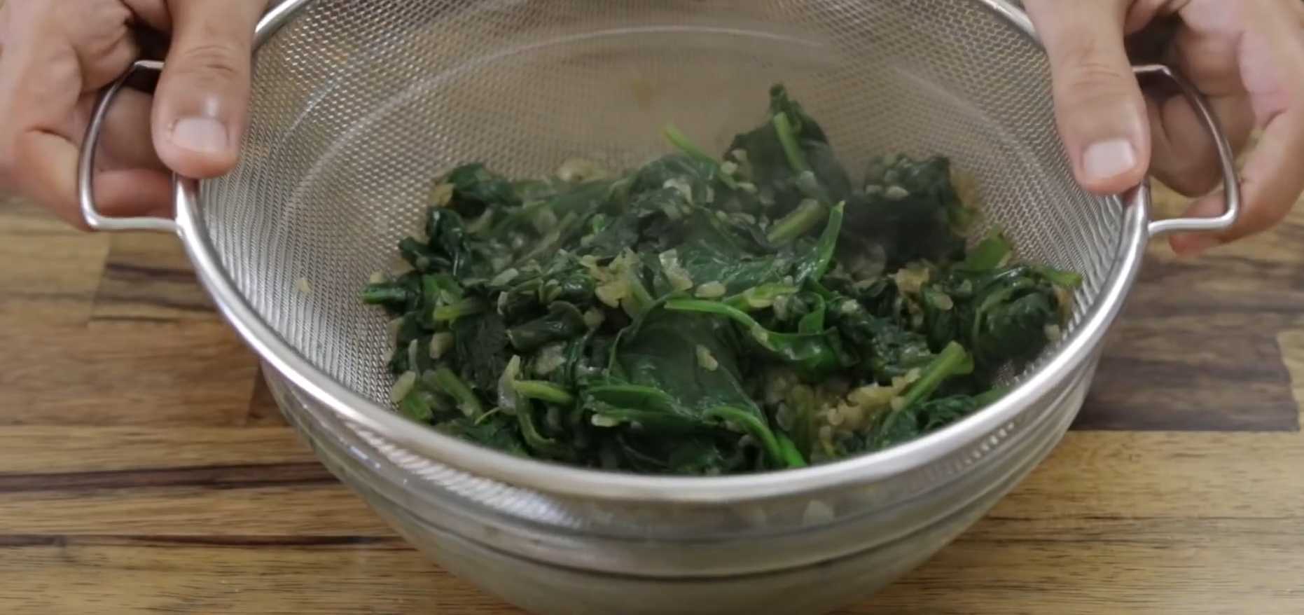 Улитка с сыром и шпинатом-Шаг 4