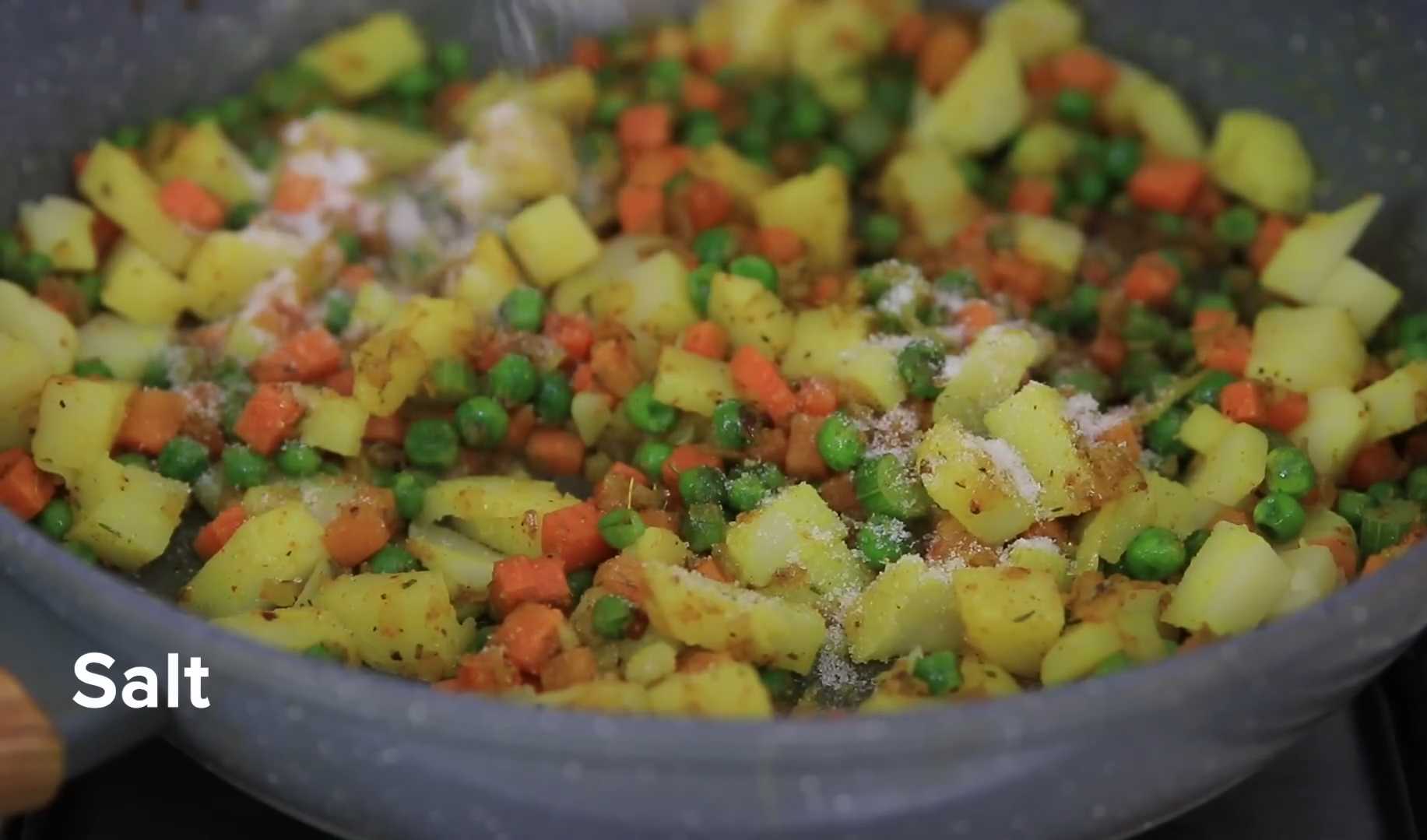 Слоеные пирожки карри с овощами-Шаг 8