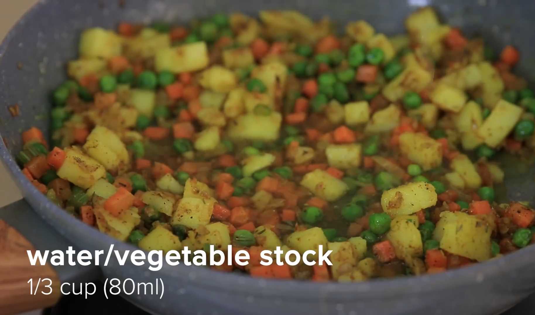 Слоеные пирожки карри с овощами-Шаг 9