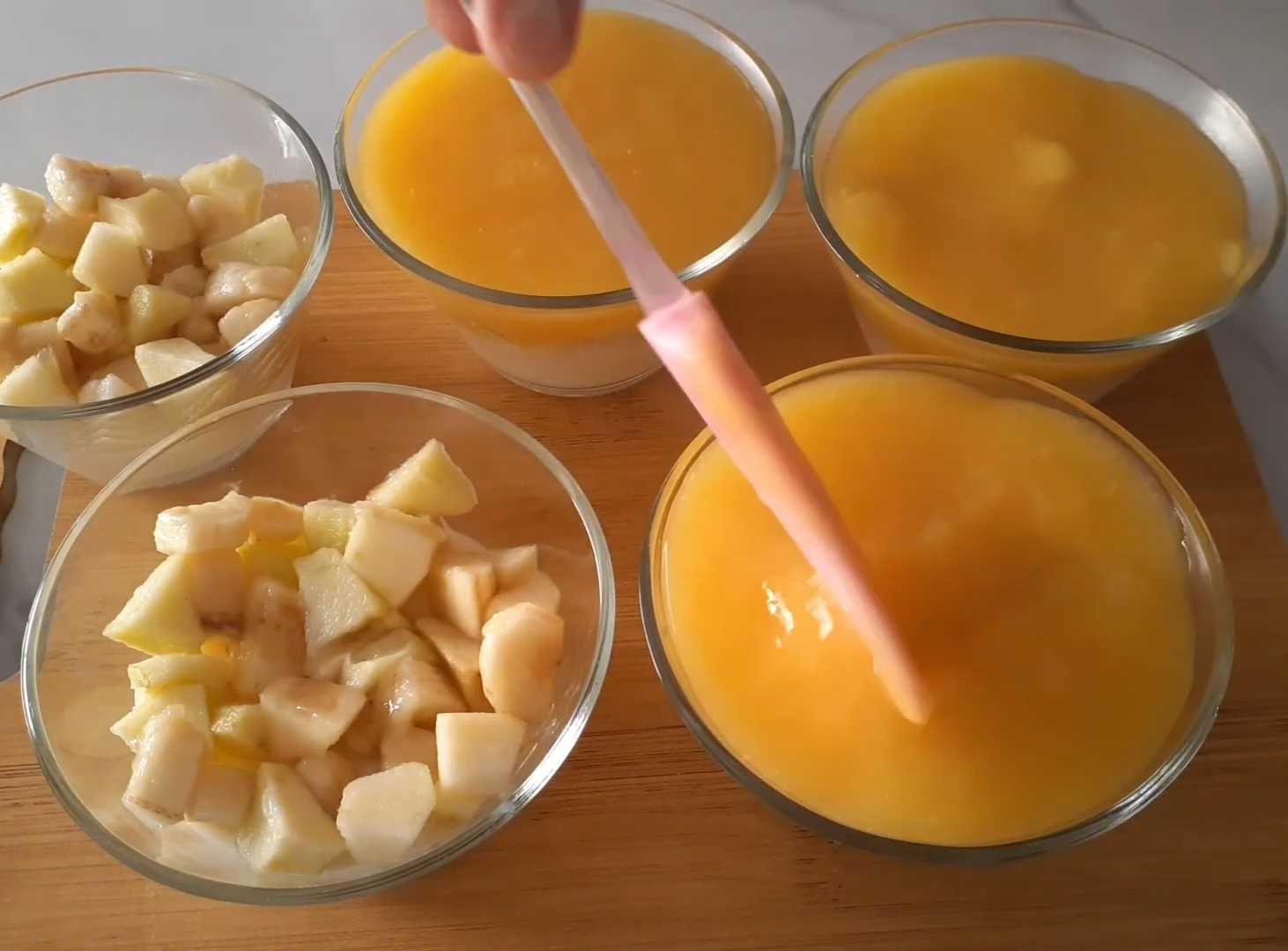 Молочный десерт с апельсинами-Шаг 6