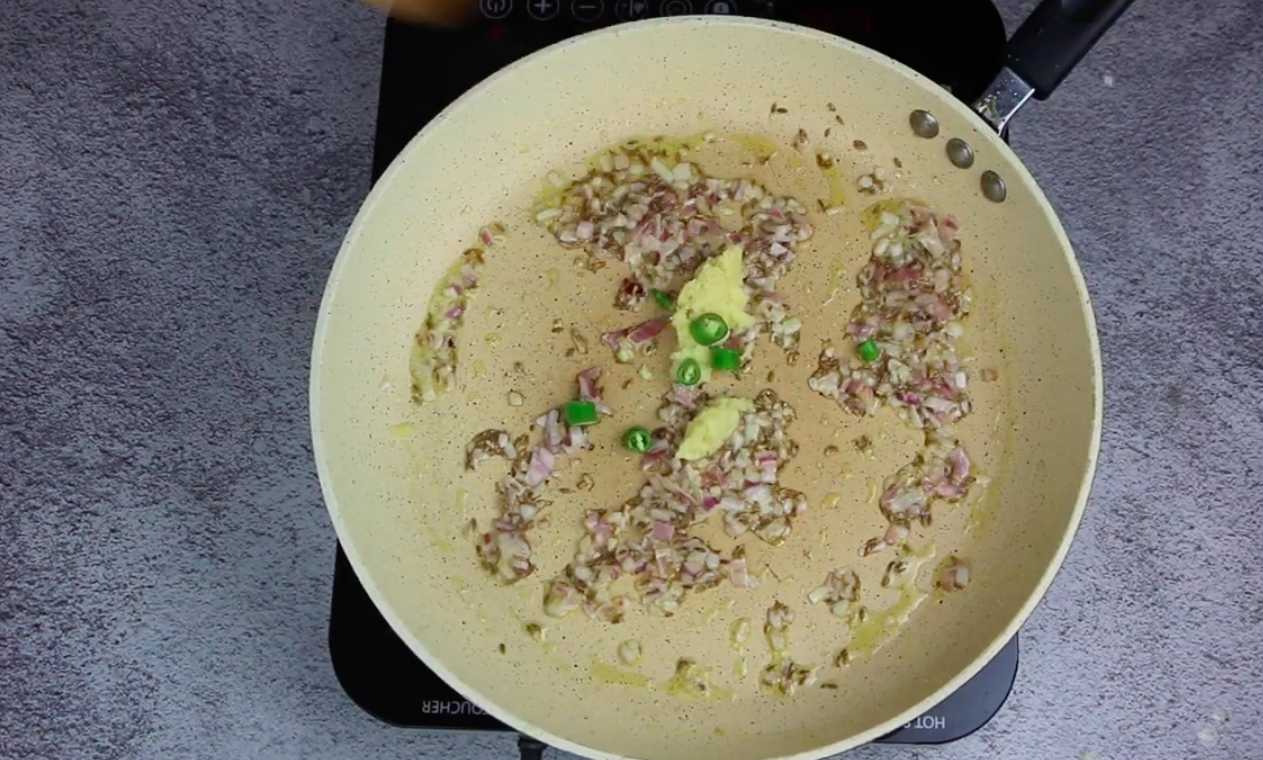 Палак панир-Шаг 8