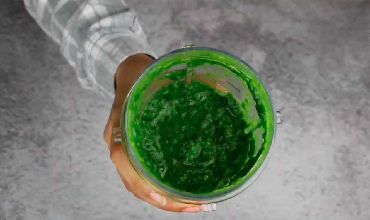 Палак панир-Шаг 3