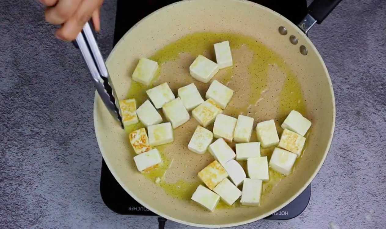 Палак панир-Шаг 4