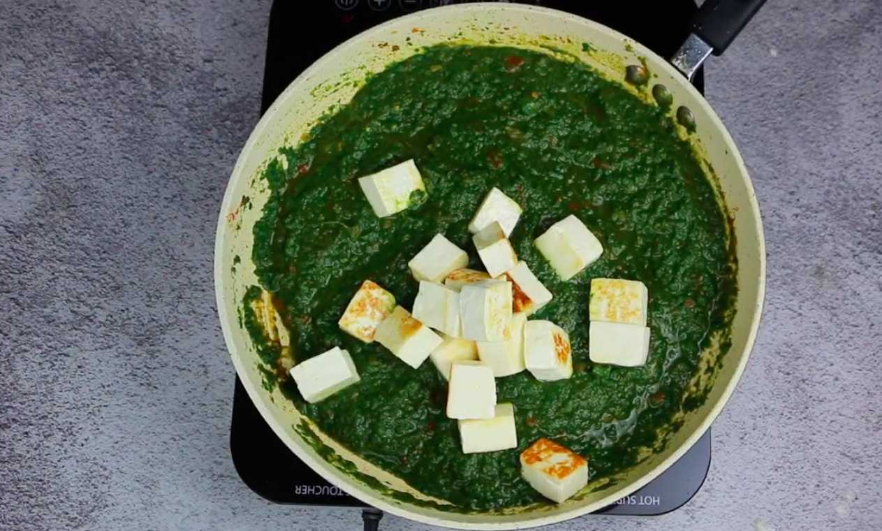 Палак панир-Шаг 12