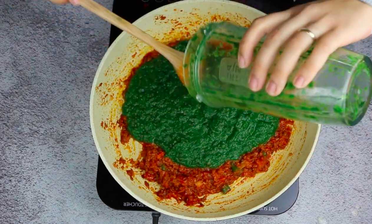 Палак панир-Шаг 11