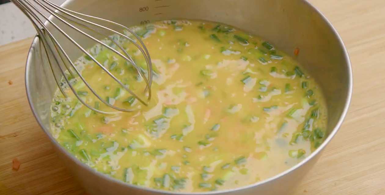 Омлет Панчхан-Шаг 3