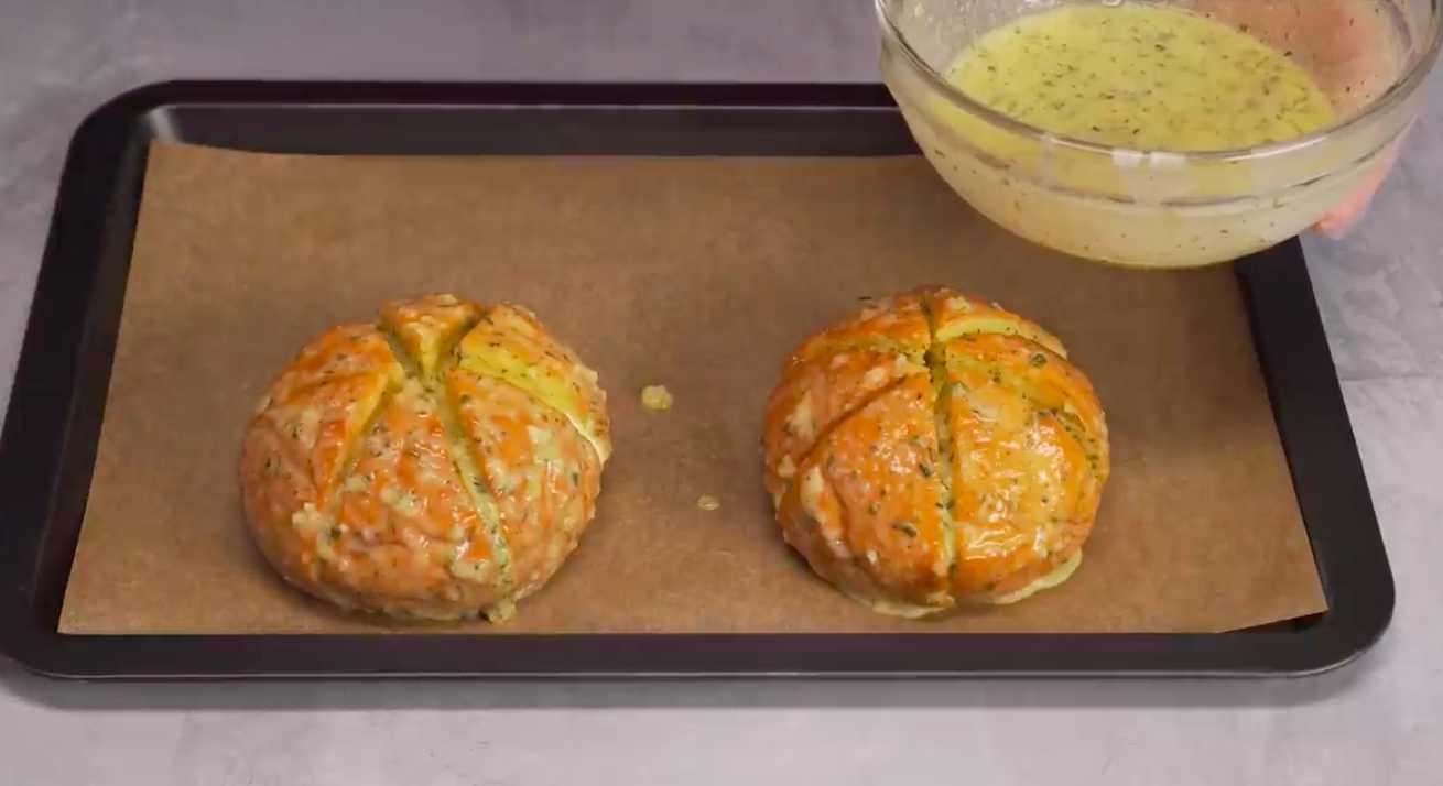 Корейские булочки с начинкой-Шаг 8