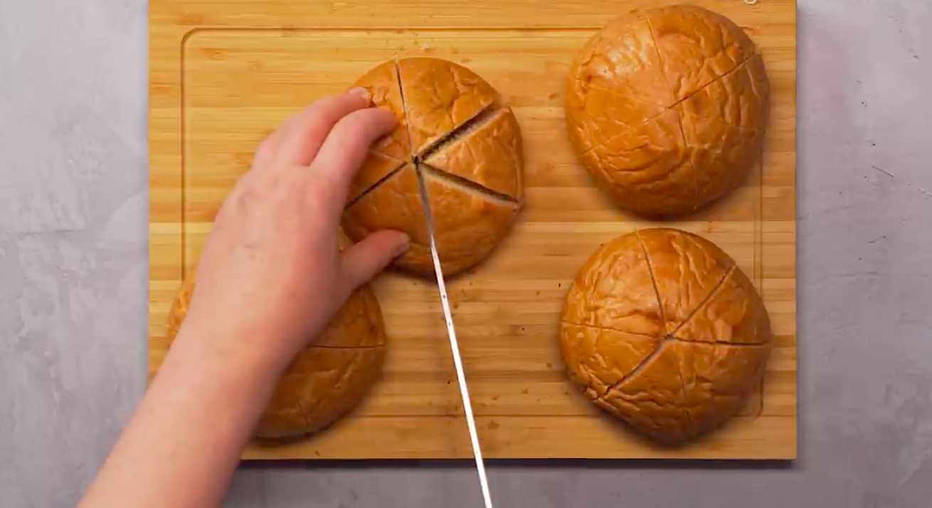 Корейские булочки с начинкой-Шаг 4