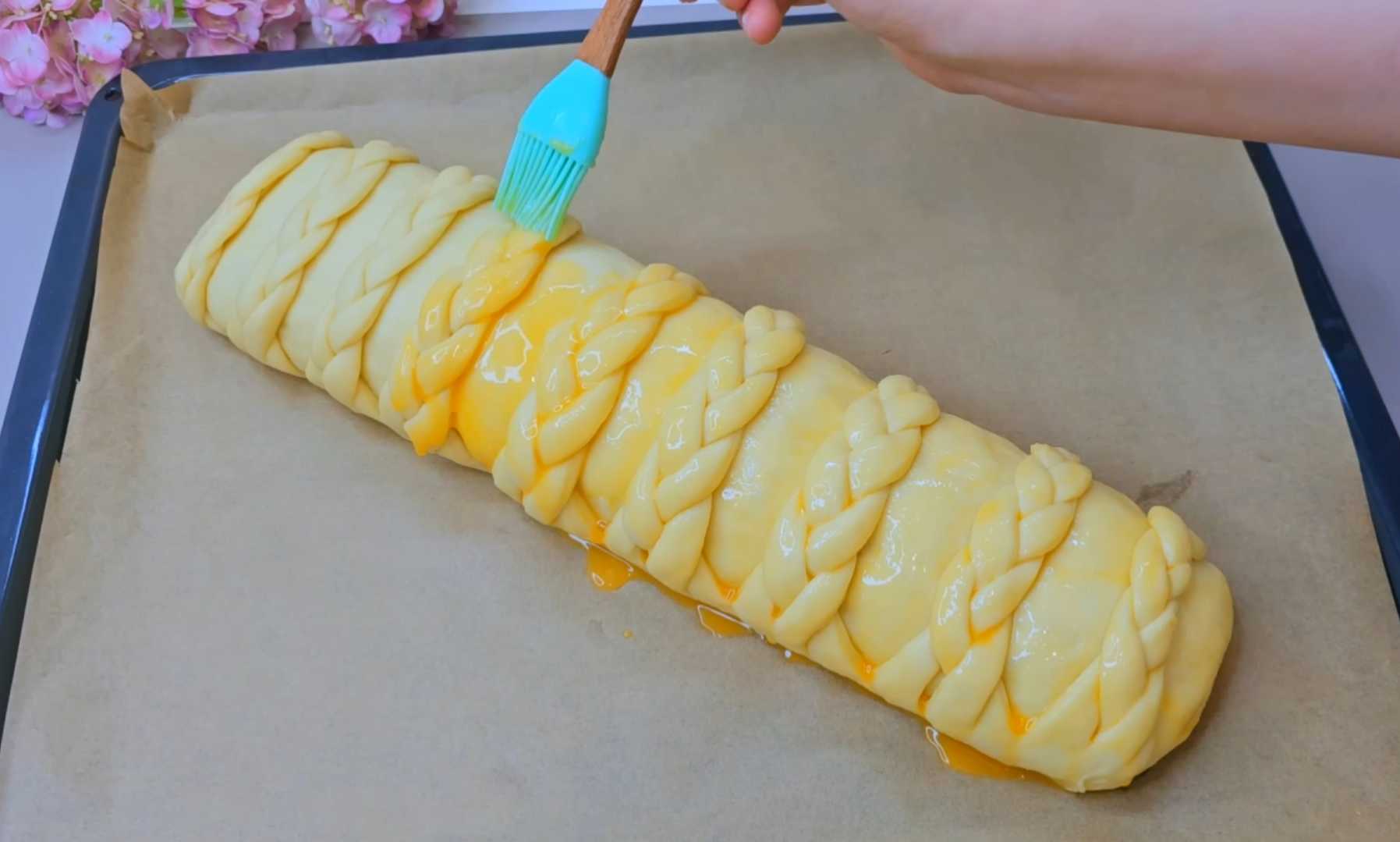 Нарядный пирог-рулет-Шаг 14