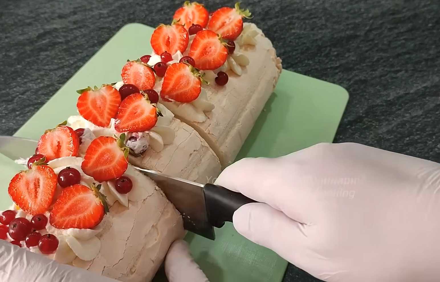 Меренговый рулет-Шаг 17