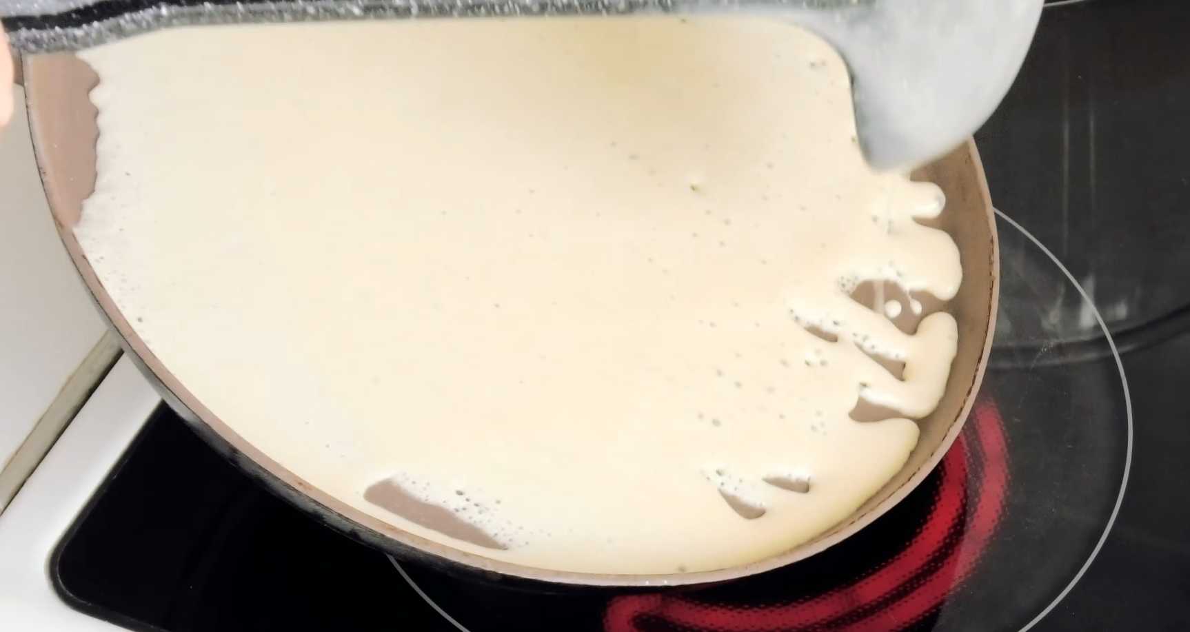 Блины на ряженке с кипятком-Шаг 8