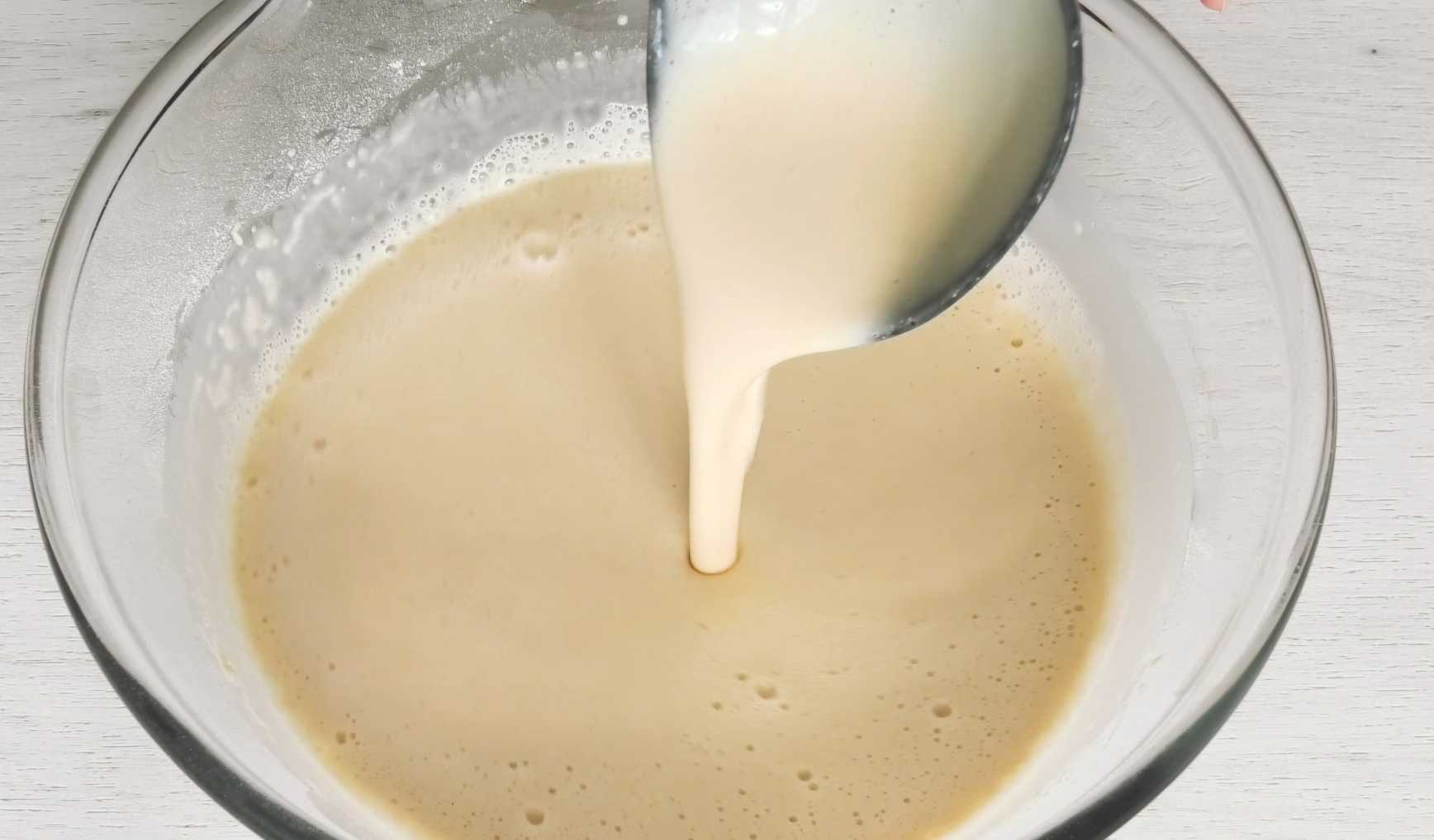 Блины на ряженке с кипятком-Шаг 6