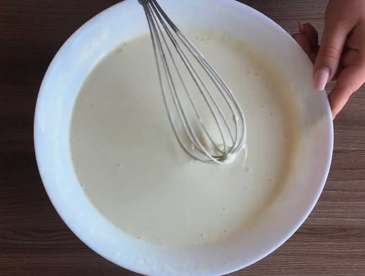 Блины без яиц на молоке-Шаг 6