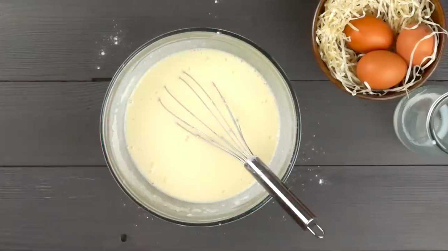Блины на молоке с дырочками-Шаг 5