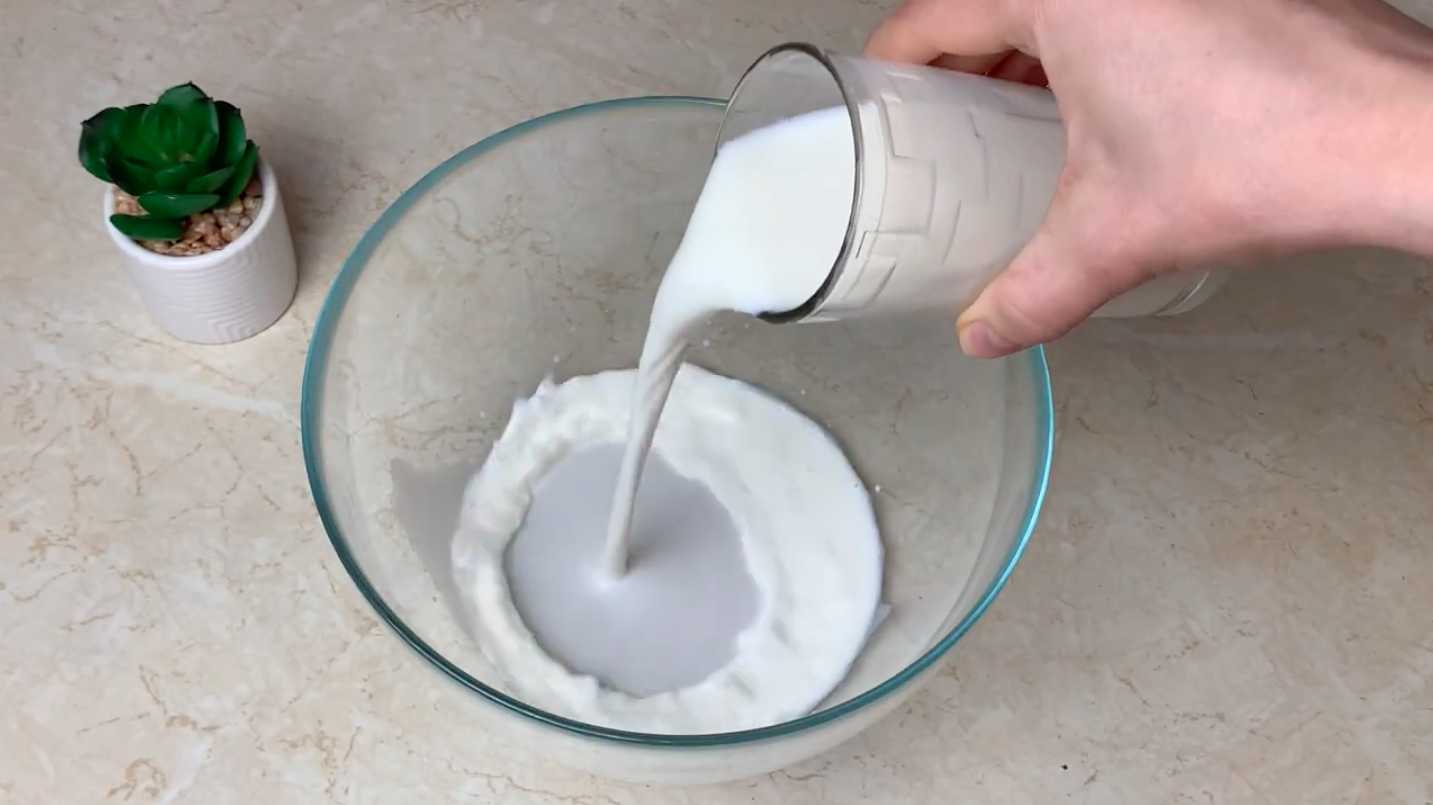 Блины на молоке без яиц-Шаг 1