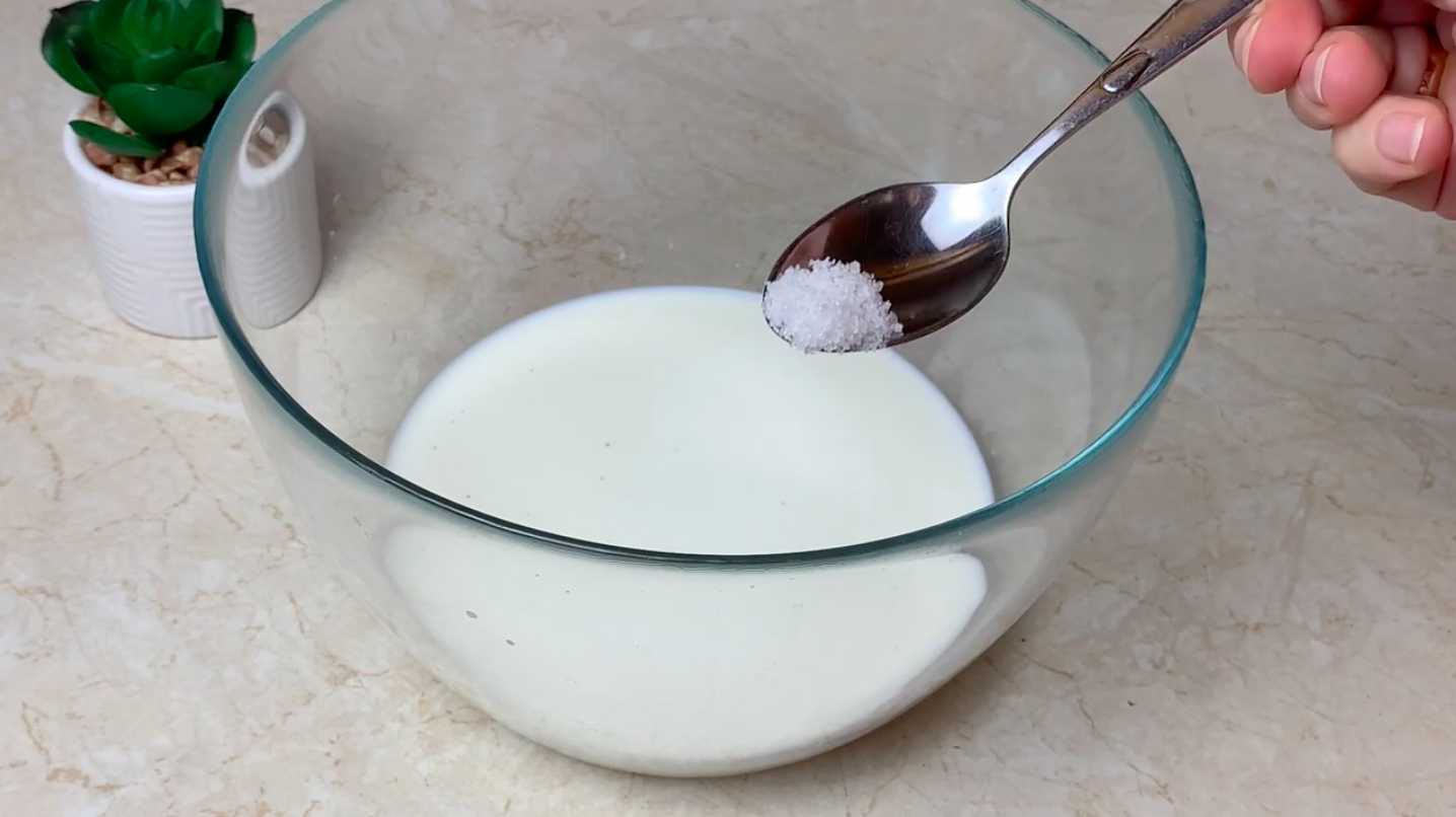 Блины на молоке без яиц-Шаг 2