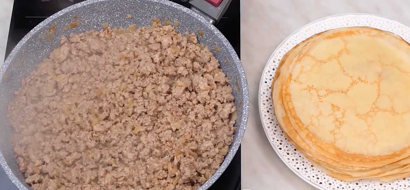 Блины с мясом-Шаг 18