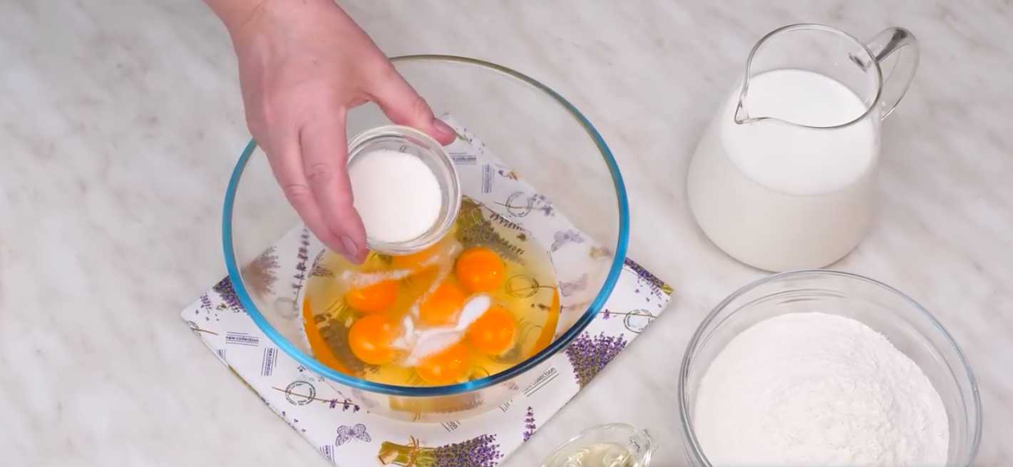 Блины с мясом-Шаг 2