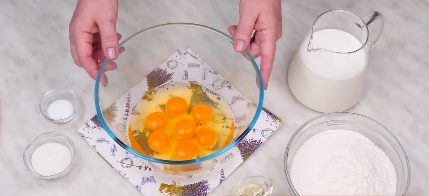 Блины с мясом-Шаг 1