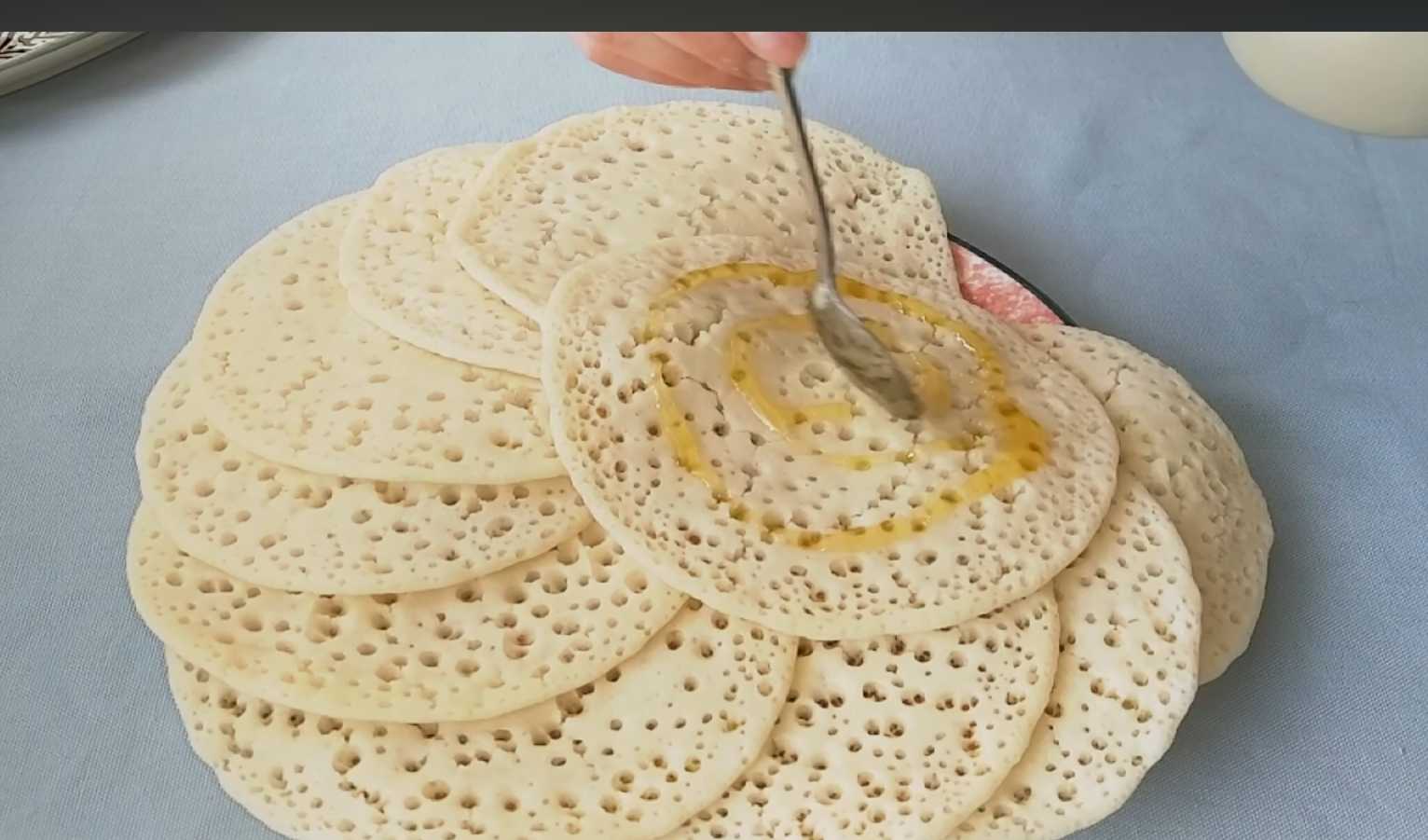 Марокканские блины на манке-Шаг 11